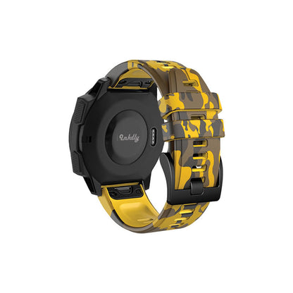 Garmin Instinct Bands Replacement Quick Change (22mm) Camo Yellow