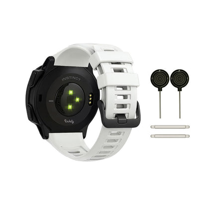 Garmin Instinct Bands Replacement Straps with Spring Bars (22mm) White