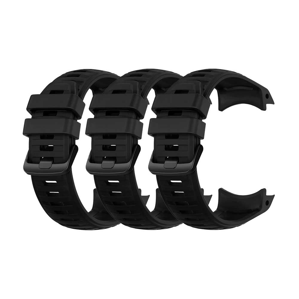 Garmin Instinct 2 Bands Replacement Straps with Spring Bars (22mm) Black (3-Pack)