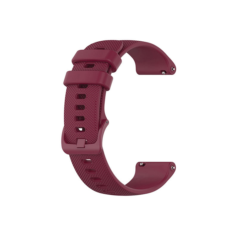 Silicone Strap Replacement Bracelet Watchband for Garmin Swim 2 - Wine Red