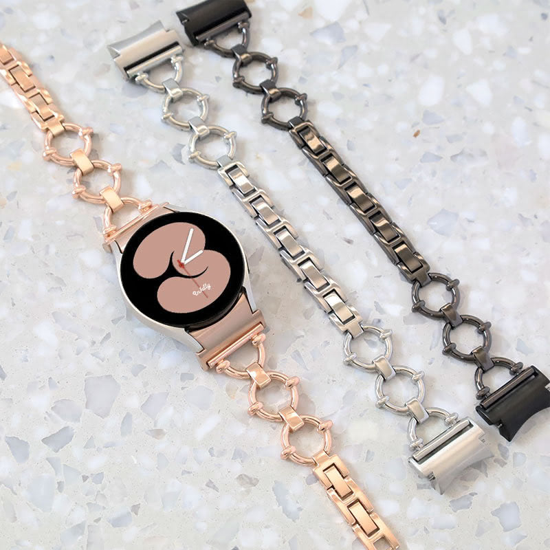 Harper Stainless Steel Samsung Galaxy Watch 4 Bands Replacement