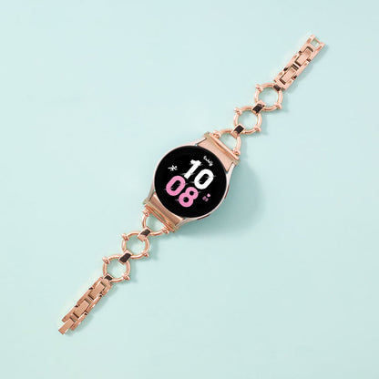 Harper Stainless Steel Samsung Galaxy Watch 5 Bands Replacement Rose Gold