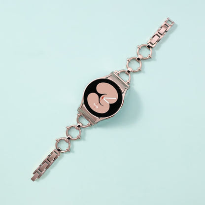 Harper Stainless Steel Samsung Galaxy Watch 4 Bands Replacement Silver