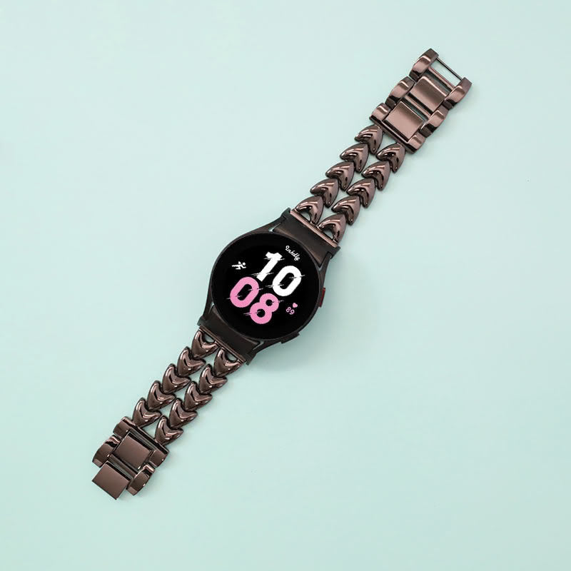 Juliet Stainless Steel Samsung Galaxy Watch 5 Bands Replacement Black