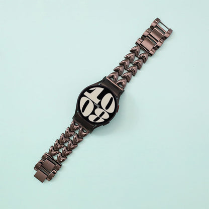 Juliet Stainless Steel Samsung Galaxy Watch 6 Bands Replacement Black