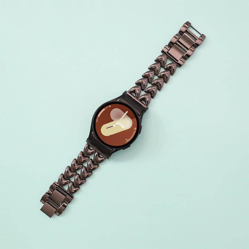 Juliet Stainless Steel Samsung Galaxy Watch 7 Bands Replacement Black