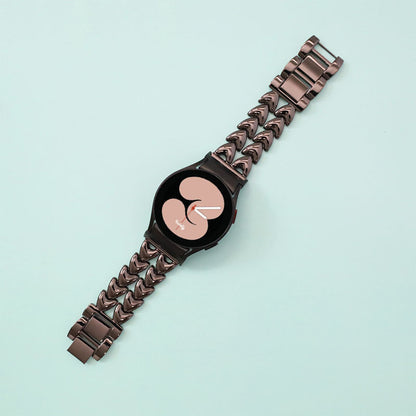 Juliet Stainless Steel Samsung Galaxy Watch 4 Bands Replacement Black