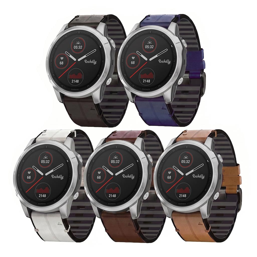 Leather Garmin Fenix 6S Bands Replacement Quick Change (20mm)