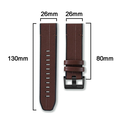 Leather Garmin Fenix 8 Watch Bands Replacement Quick Change