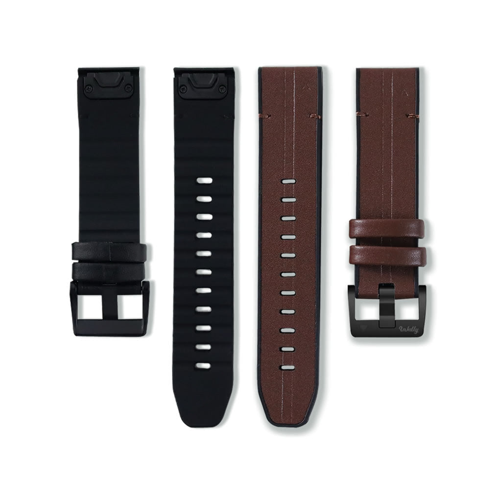 Leather Garmin Fenix 8 Watch Bands Replacement Quick Change