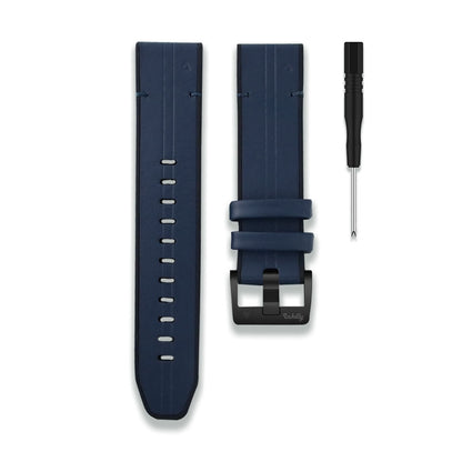 Leather Garmin Forerunner 955 Bands Replacement Quick Change (22mm) Blue