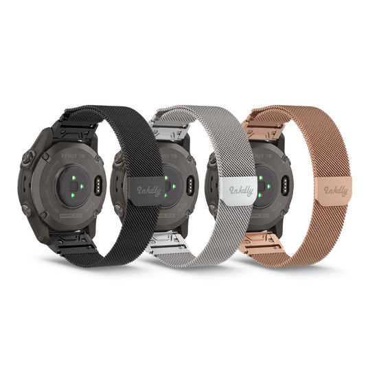 Milanese Garmin Fenix 7S Bands Magnetic Lock Quick Change (20mm)