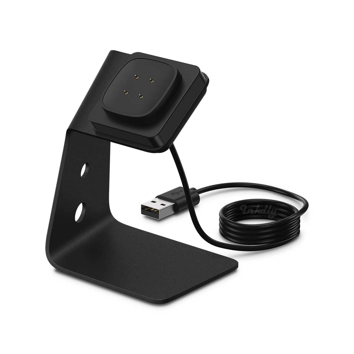 Refuel Fitbit Versa 3 & Sense Charger Stand USB-A Black