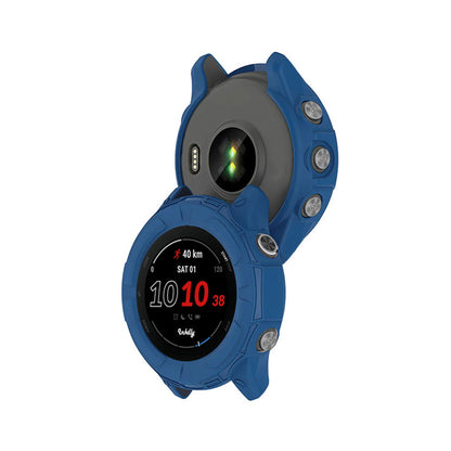 Rugged Garmin Forerunner 255S Protective Cover Case Dark Blue