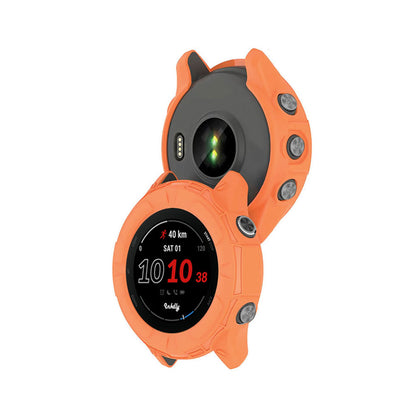 Rugged Garmin Forerunner 255S Protective Cover Case Orange