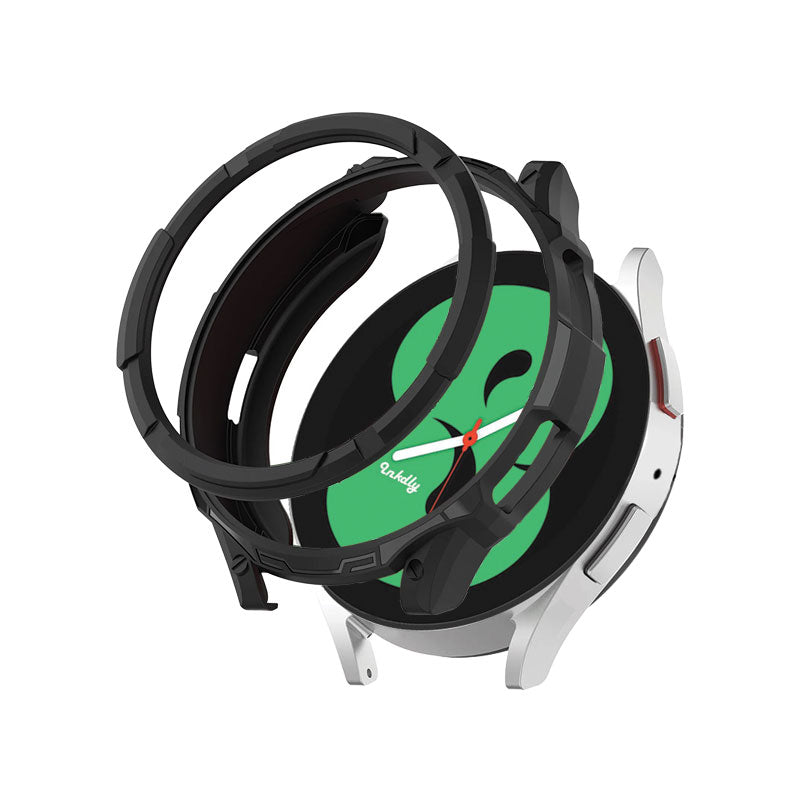 Rugged Samsung Galaxy Watch 4 Protective Cover Case 40mm Watch Black