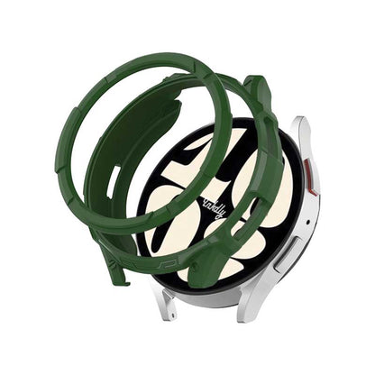 Rugged Samsung Galaxy Watch 6 Protective Cover Case 40mm Watch Green