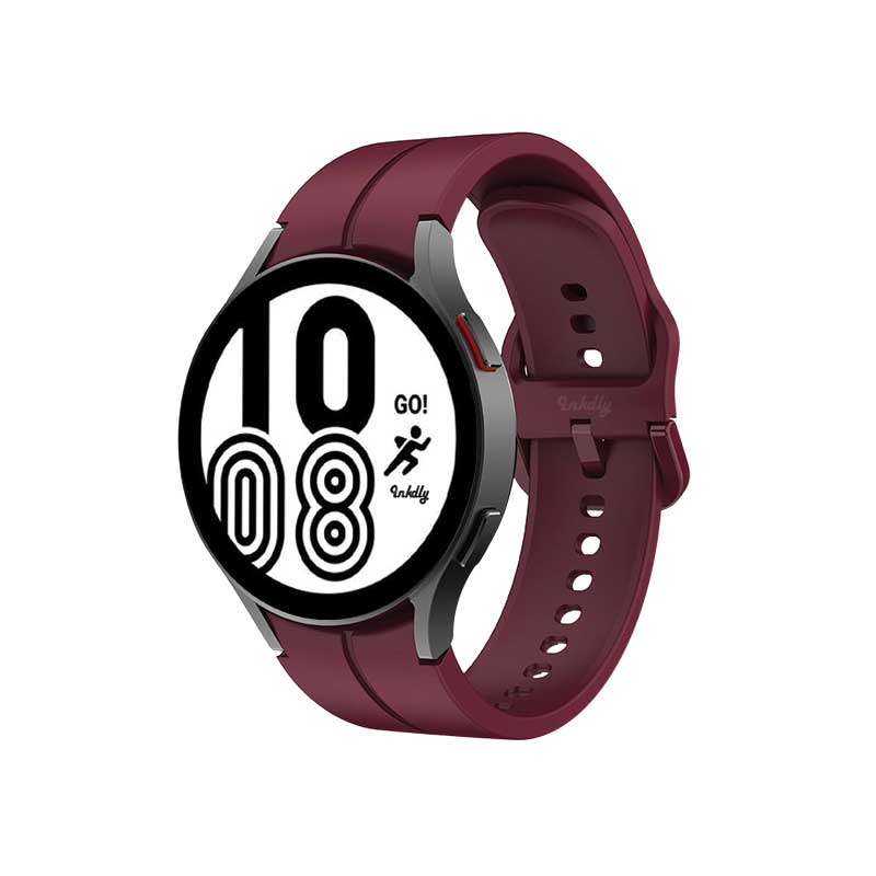 Samsung Galaxy Watch 4 Bands Replacement Straps Wine Red  