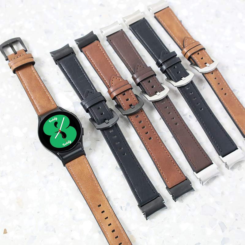 Leather Samsung Galaxy Watch 4 Bands Replacement   