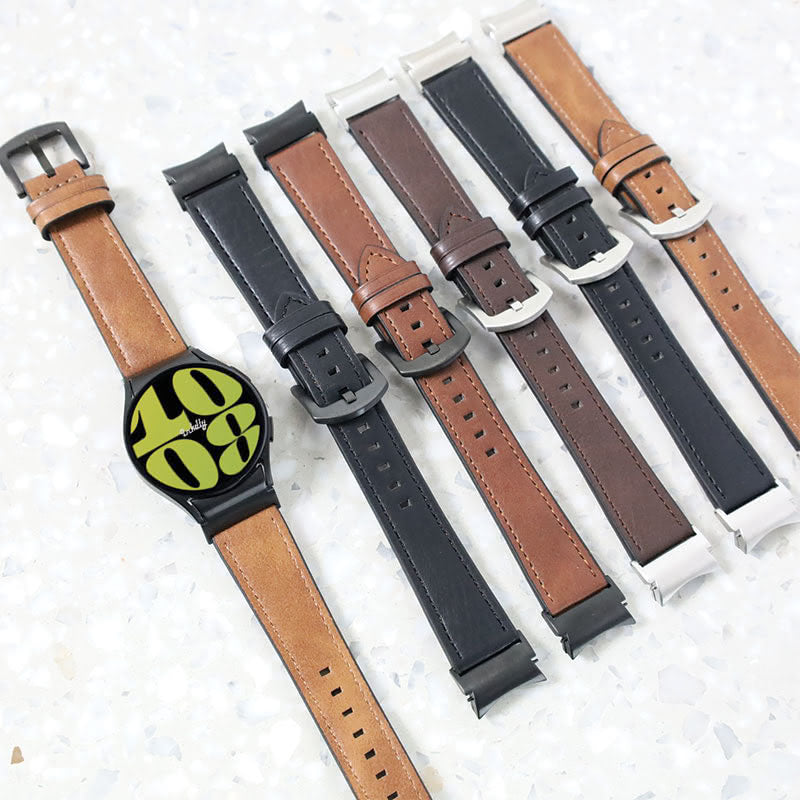 Leather Samsung Galaxy Watch 6 Bands Replacement   