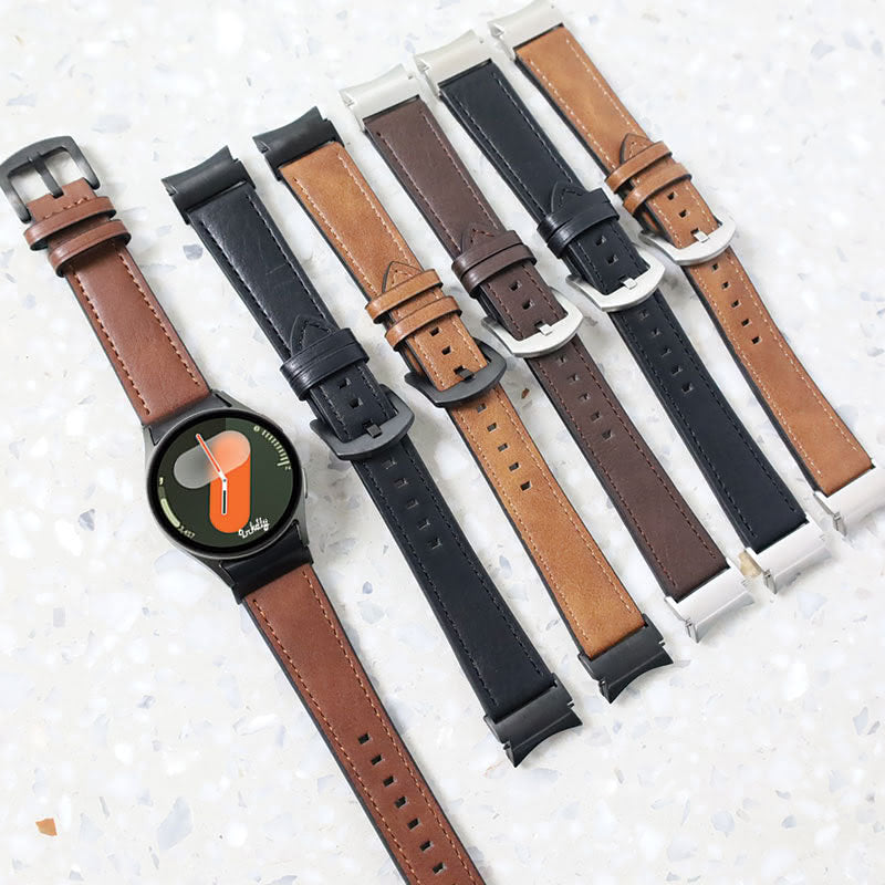 Leather Samsung Galaxy Watch 7 Bands Replacement   