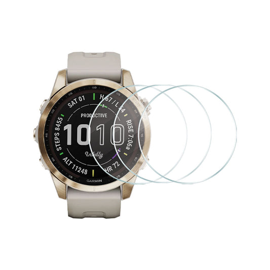 Tempered Glass Garmin Fenix 7S Screen Protector Kit Clear 3pcs