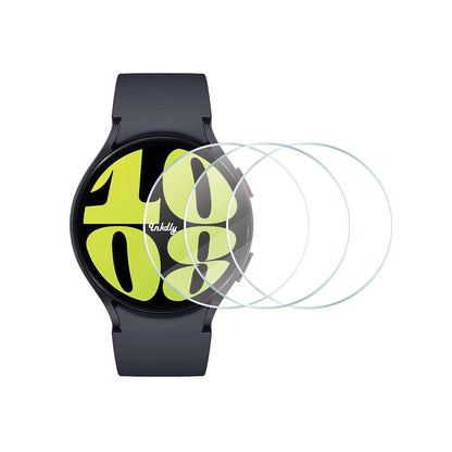 Tempered Glass Samsung Galaxy Watch 6 Screen Protector Kit 37mm Diam For 40mm Watch Clear 3pcs