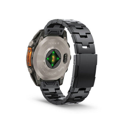 Evo Titanium Garmin Fenix 8 Watch Bands Replacement Quick Change