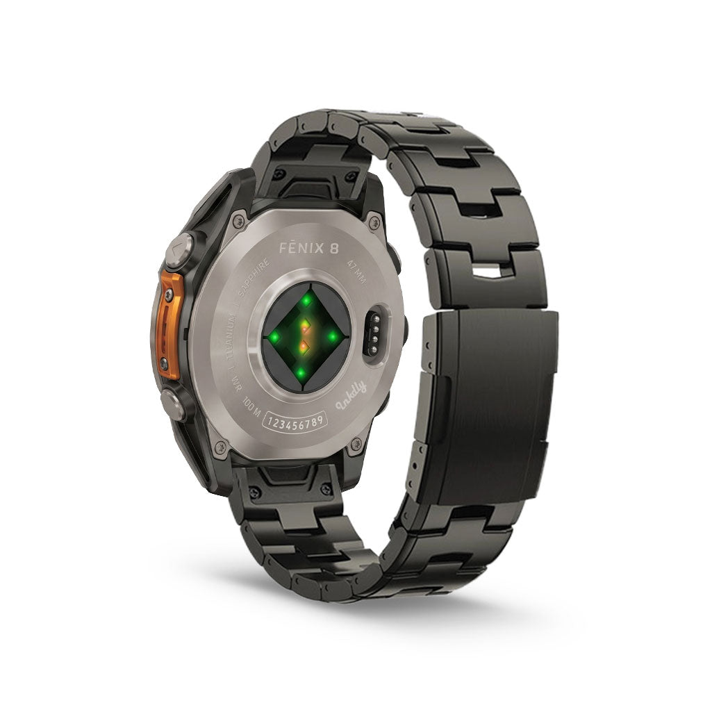 Evo Titanium Garmin Fenix 8 Watch Bands Replacement Quick Change
