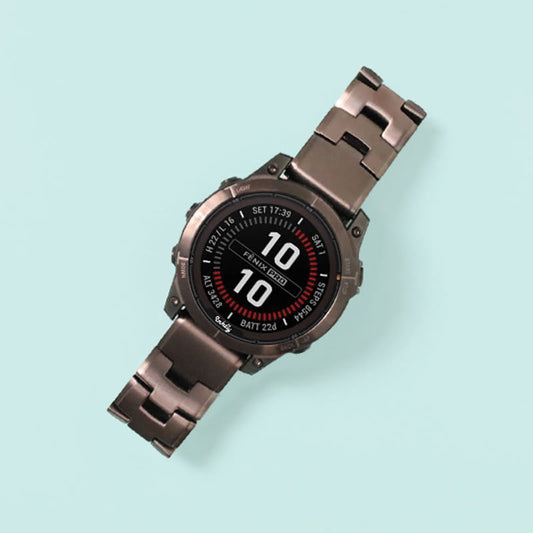 Evo Titanium Garmin Fenix 7 Bands Replacement Quick Change (22mm) Grey