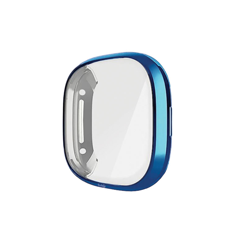 Slimfit Fitbit Versa 4 & Sense 2 Protective Case & Screen Protector Blue  