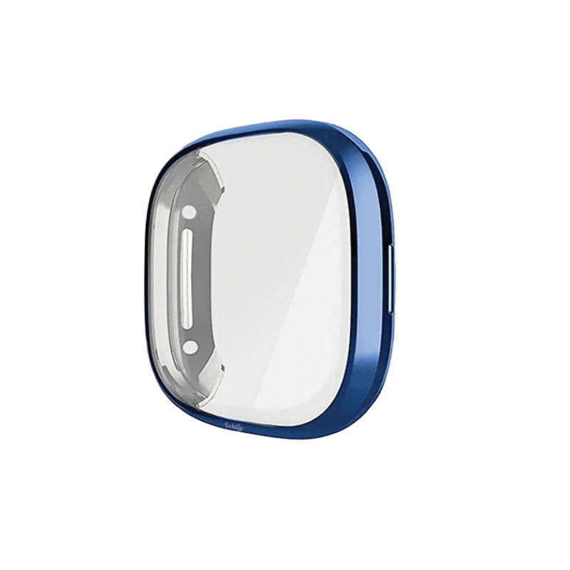Slimfit Fitbit Versa 4 & Sense 2 Protective Case & Screen Protector Midnight Blue  