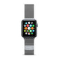 Stainless Milanese Apple Watch Band with Magnetic Lock 38MM/40MM/41MM Silver Mesh 