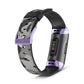 Inkdly Fitbit Charge 3 & Charge 4 Band - Solid Camouflage Small Light Purple 