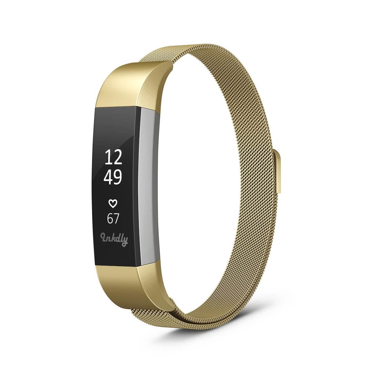 Milanese Fitbit Alta & HR Band Replacement Magnetic Lock Gold Honour  