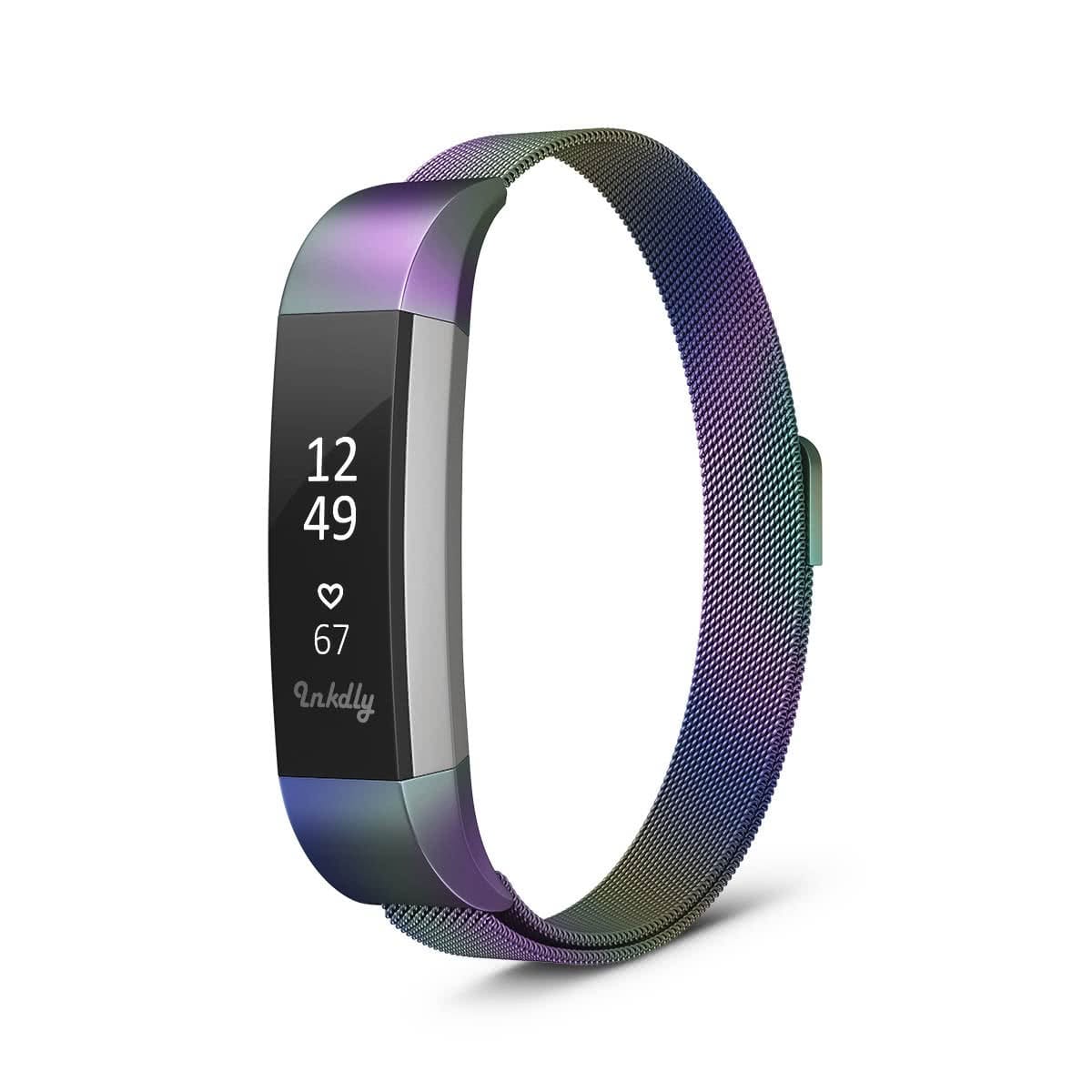 Milanese Fitbit Alta & HR Band Replacement Magnetic Lock Iridescent  