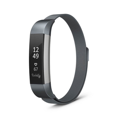 Milanese Fitbit Alta & HR Band Replacement Magnetic Lock Space Grey  