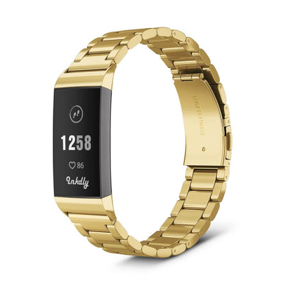 Boss Fitbit Charge 3 & Charge 4 Band Replacement Link Gold Honour  