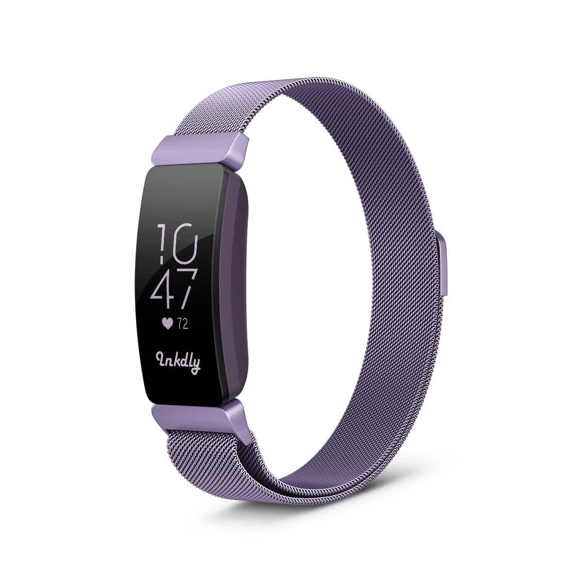 Milanese Fitbit Inspire & Inspire HR Band Replacement Magnetic Lock Light Purple  