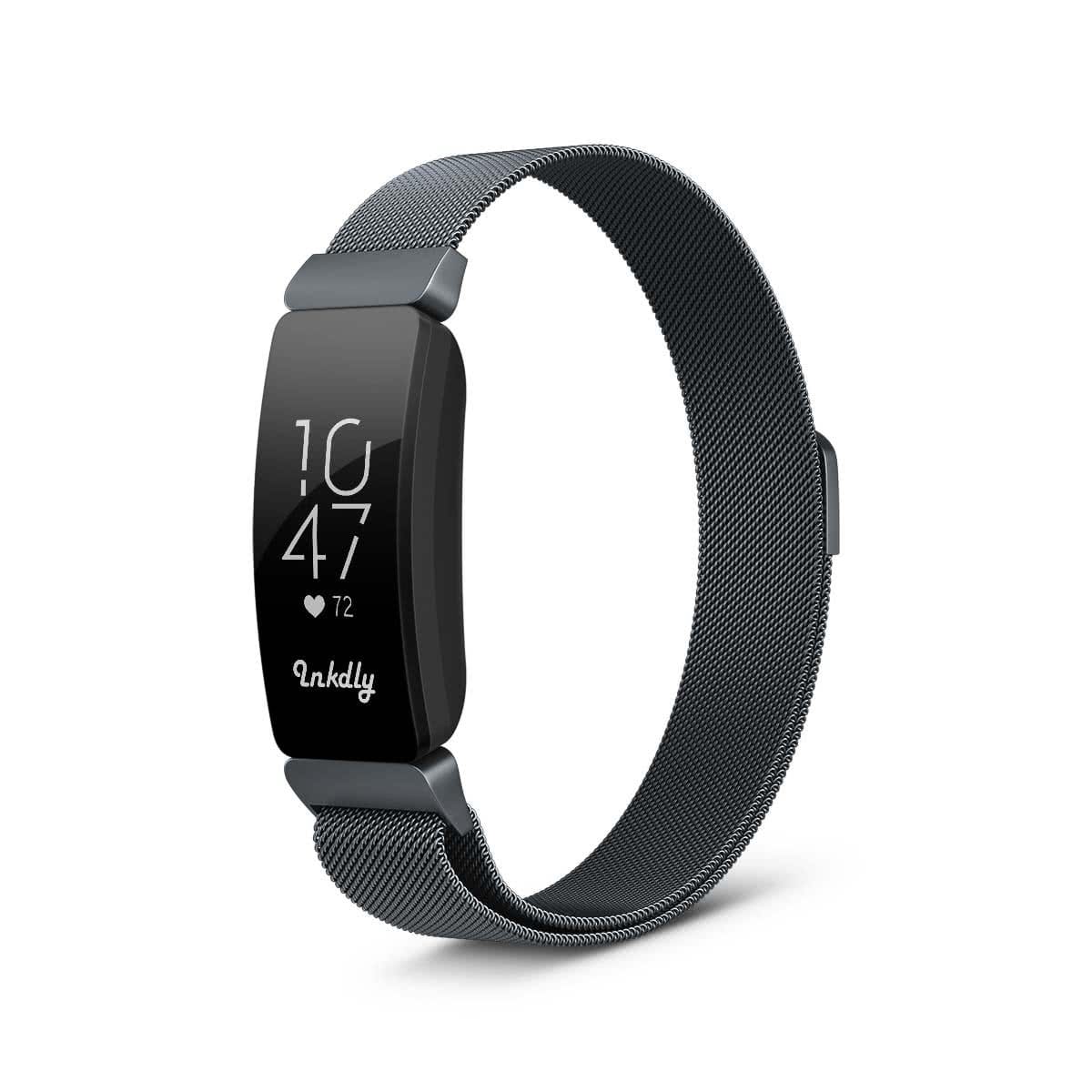 Milanese Fitbit Inspire & Inspire HR Band Replacement Magnetic Lock Space Grey  