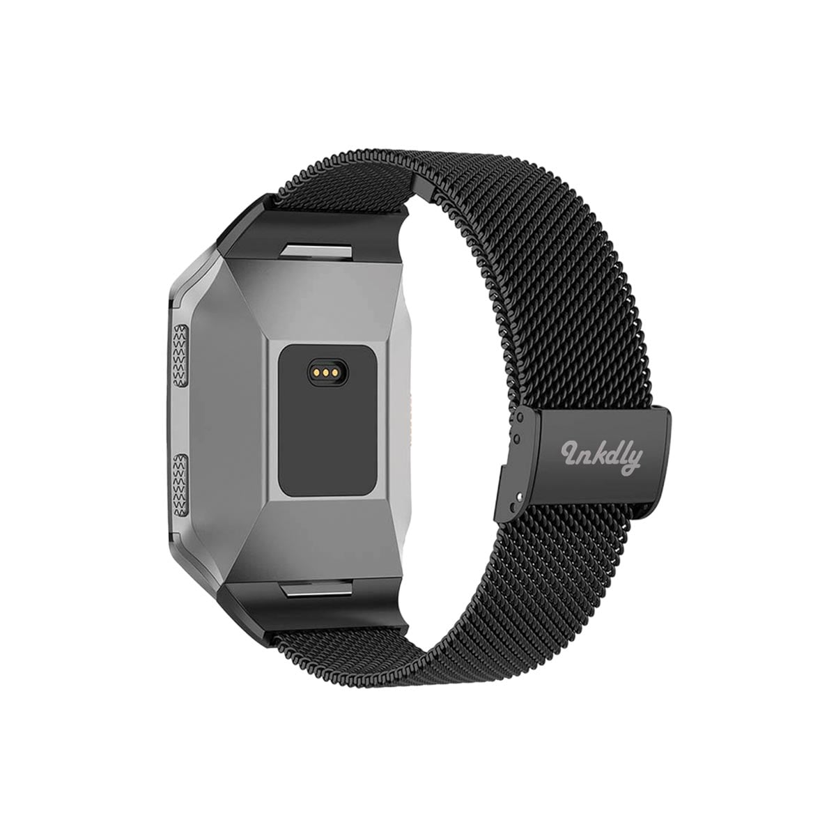 Milanese Fitbit Ionic Band Replacement Quick Release Black Night  