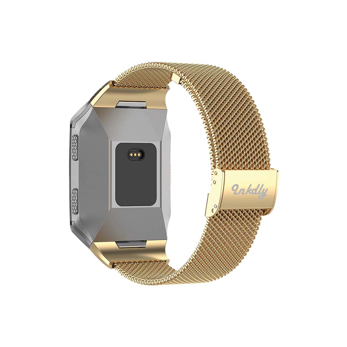 Milanese Fitbit Ionic Band Replacement Quick Release Gold Honour  
