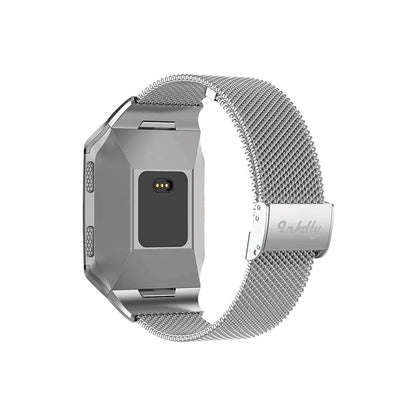 Milanese Fitbit Ionic Band Replacement Quick Release Silver Steel  