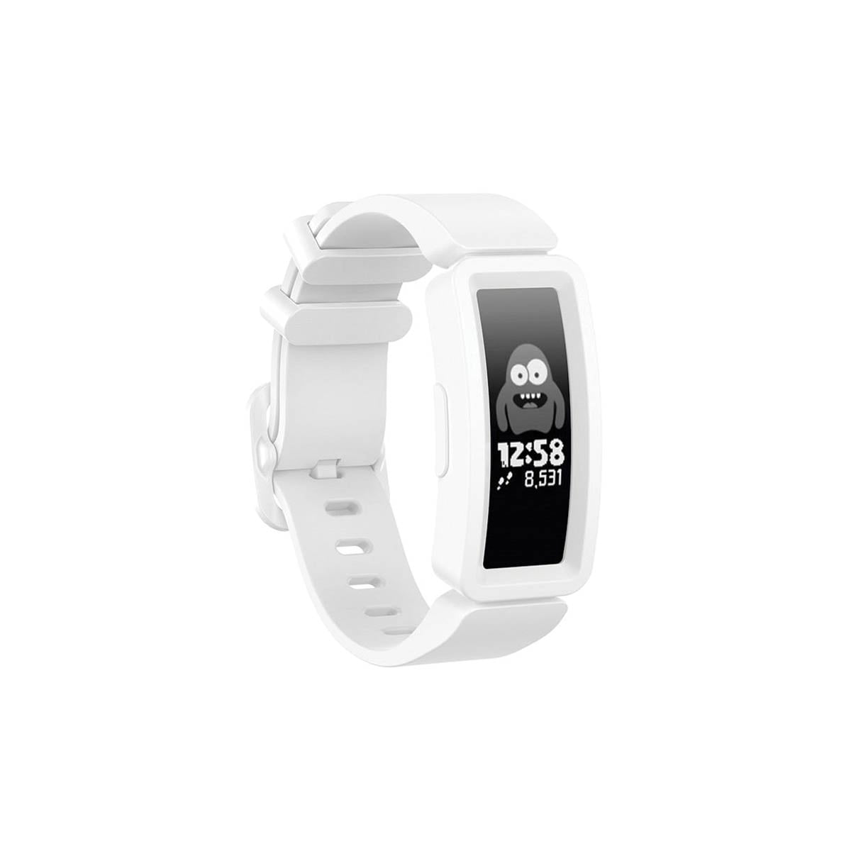 Fitbit Ace 2 Bands Replacement Straps with Buckle (Kids size) White  