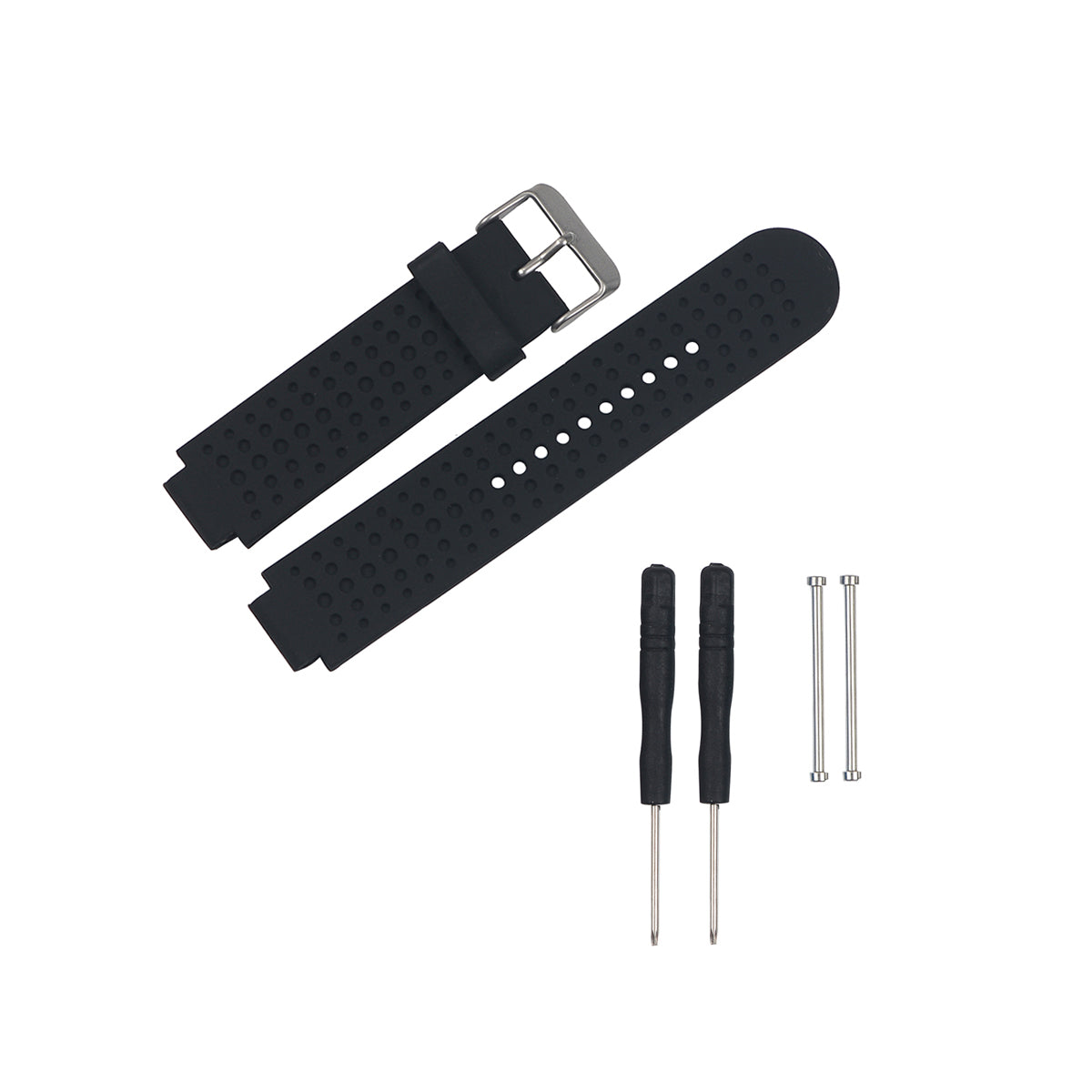 Garmin Forerunner 230/235/630/220/620/735 Replacement Bands Strap Kit Black  