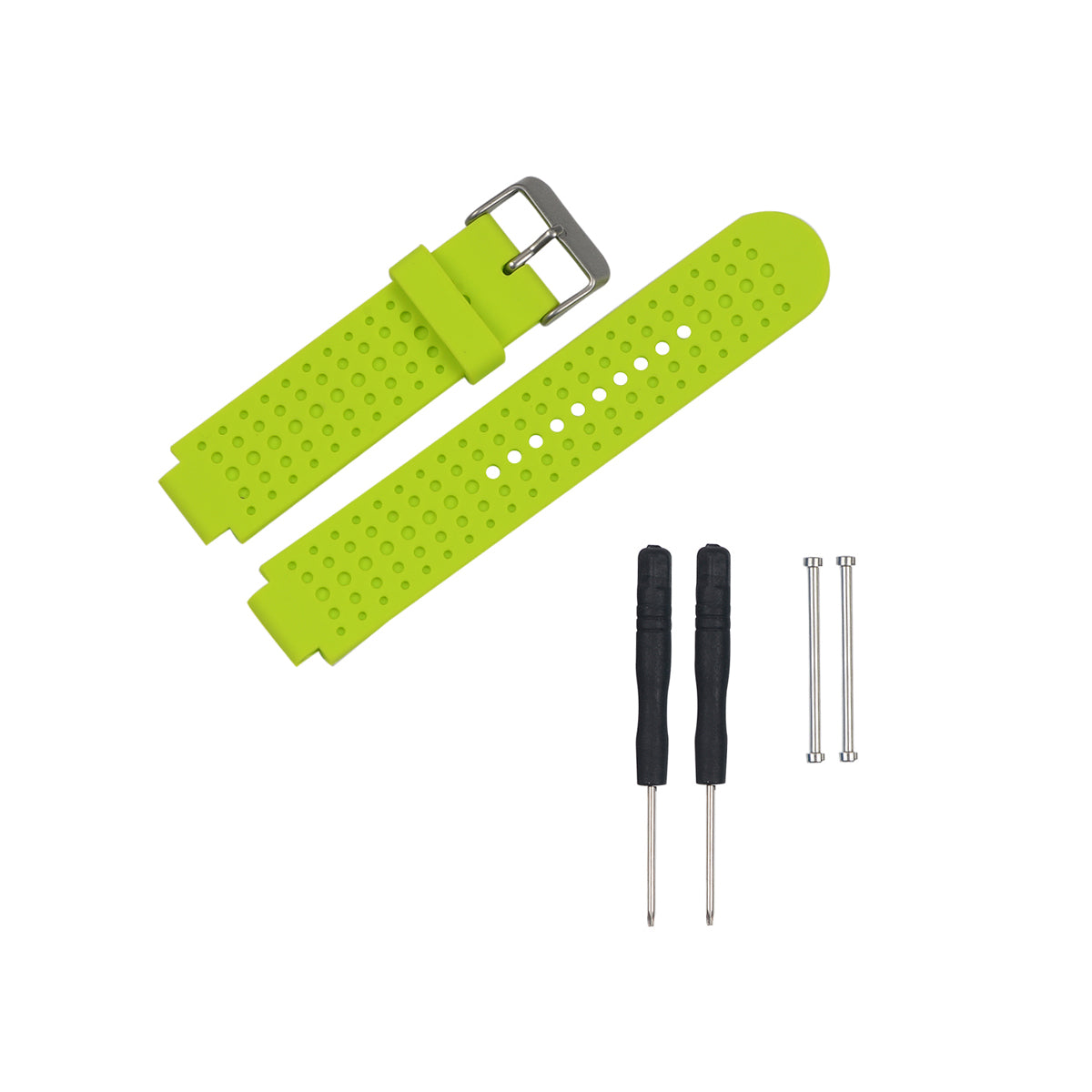Garmin Forerunner 230/235/630/220/620/735 Replacement Bands Strap Kit Lime  