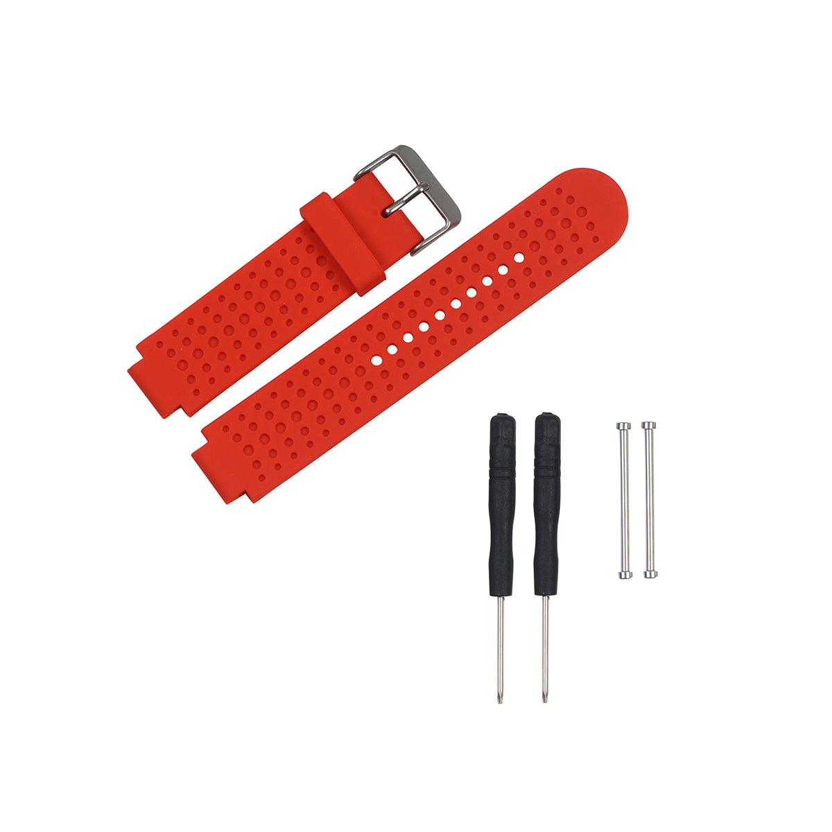 Garmin Forerunner 230/235/630/220/620/735 Replacement Bands Strap Kit Red  