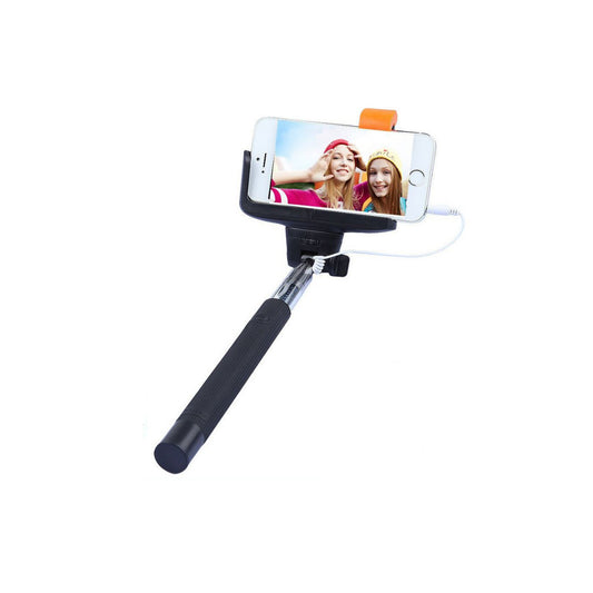 Selfie Stick MonoPole with Camera Button For Samsung Galaxy S7 S6 S5 S4 S3 Black  