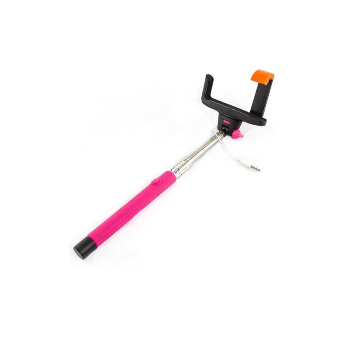 Selfie Stick MonoPole with Camera Button For Apple iPhone 4 5s 6 7 8 X Plus Pink  