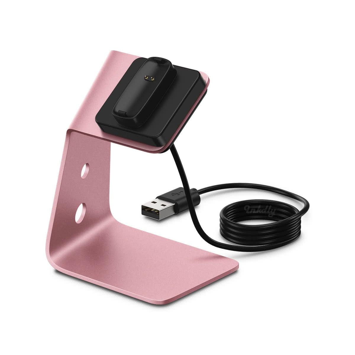 Refuel Fitbit Inspire 2 & Fitbit Ace 3 Charger Stand Special Edition Rose Pink  